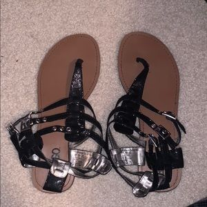 Black sandals